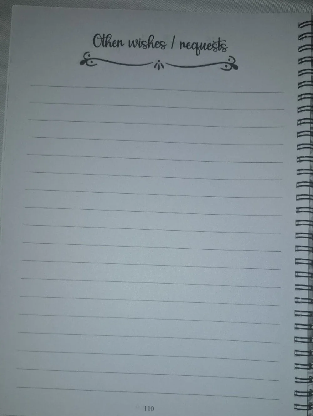 End Of Life Planner Notebook - Black 
